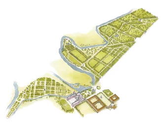 Königspalast und Gärten. Aranjuez, Spanien